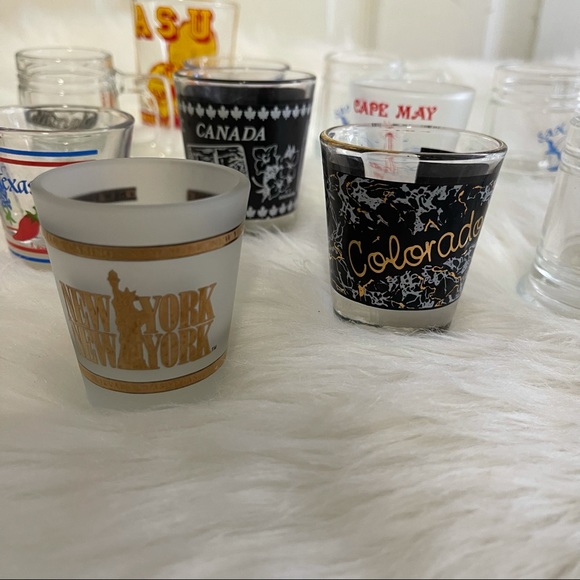 Libbey Shot Glasses United States State HI NY MS - Picture 9 of 12